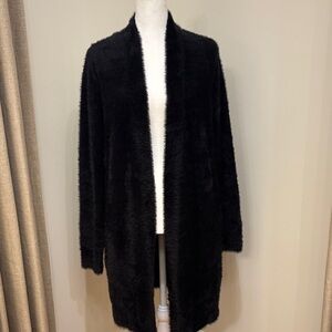 Banana Republic Black Open-Front Sweater